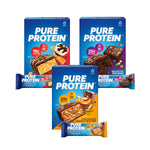 Pure Protein Bars Variety Pack, High Protein, Low Sugar, Gluten Free, 18 Count