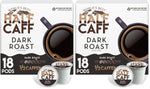 Half Caff Dark Roast Coffee Pods, 100 ct, Single Serve Pods, 100% Arabica, Keurig Compatible
