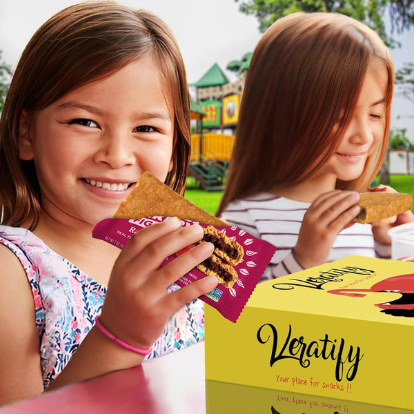 Veratify Mixed Snack Box, 66 Count, Variety Pack, Granola Bars, Bulk, Gift Basket