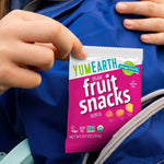 YumEarth Organic Tropical Fruit Snacks (Pack of 35) - 0.7 Ounce Snacks Packs - Non GMO, Gluten Free, Vegan, Dye Free - Pineapple, Raspberry, Mango