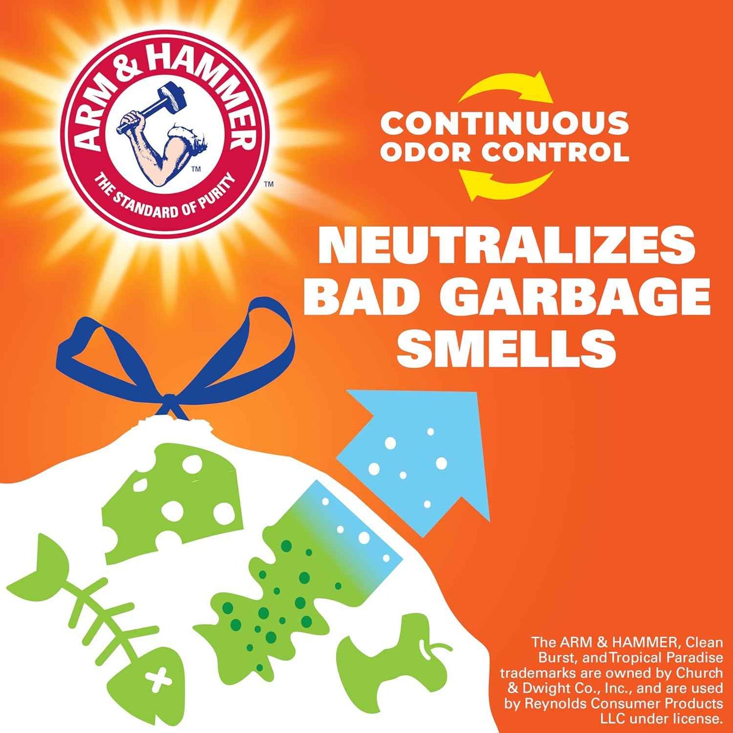 Hefty Ultra Strong 13 Gallon Trash Bags with 6-in-1 Protection and Citrus Scent