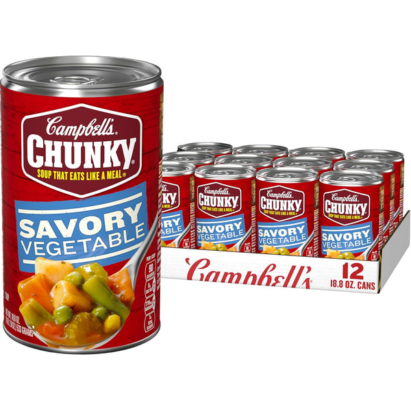 Campbell's Chunky Beef Soup with Country Vegetables, 18.8 Oz Can