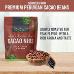 Viva Naturals Organic Cacao Nibs, 1 LB (454 g), Unsweetened, Keto Friendly, Vegan, Non-GMO, Gluten-Free