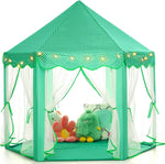 Monobeach Princess Tent Girls Large Playhouse Kids Castle Play Tent with Star Lights Toy for Children Indoor and Outdoor Games, 55'' x 53'' (DxH)
