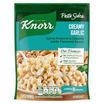 Knorr Creamy Garlic Pasta Sides - Quick and Delicious 4.4oz Side Dish