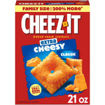 Cheez-It Cheese Crackers, Baked Snack Crackers, Family Size, 21oz Box