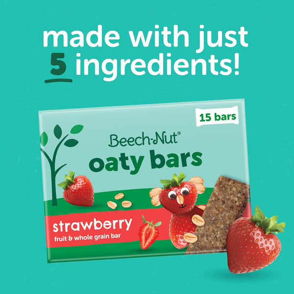 Beech-Nut Toddler Snacks Oaty Bars Granola Bars for Babies Toddlers