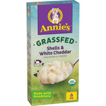 Annie's Organic Grass-Fed Macaroni and Classic Cheddar, 6 oz