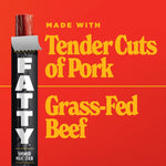 Grass Fed Beef and Pork Meat Sticks, 13g Protein, 2 oz, Pack of 20