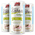 LIEBERS Rice Cakes, Kosher Certified Snack, Pack of 3, Unsalted