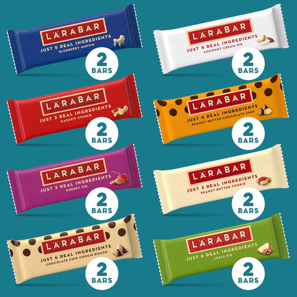 Larabar Fruit and Nut Bars Variety Pack, 16 Count, 26.4 oz, Gluten Free and Vegan