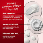 olay face moisturizer, regenerist micro-sculpting facial cream, women, 1.7 oz, anti-aging, hydration, firming skin care, hyaluronic acid, niacinamide, amino peptides