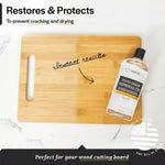 Thirteen Chefs Mineral Oil Conditioner for Wood Cutting Boards and Butcher Block
