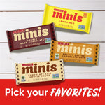 Larabar peanut butter chocolate chip mini bars, gluten free vegan, 20-count snack size