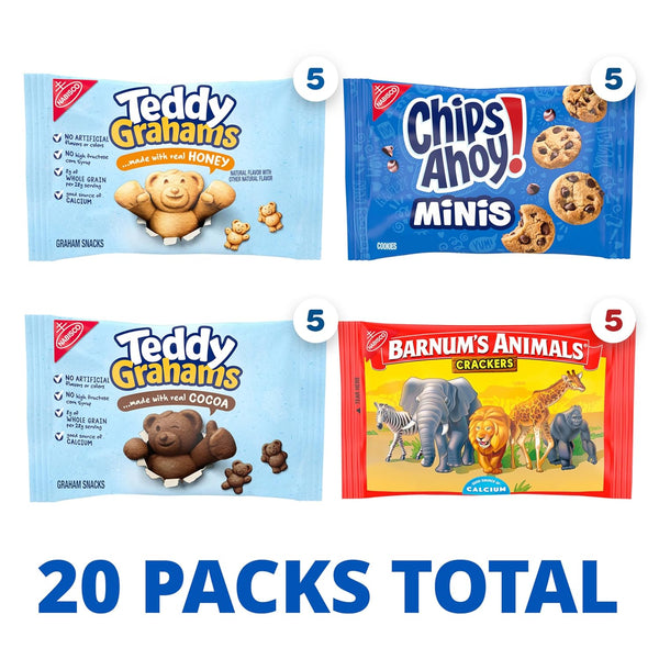 Nabisco Fun Shapes Variety Pack with 20 snack packs