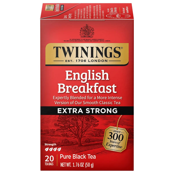 Twinings Pomegranate & Raspberry Herbal Tea Individually Wrapped Bags, 100 Count, Naturally Caffeine-Free