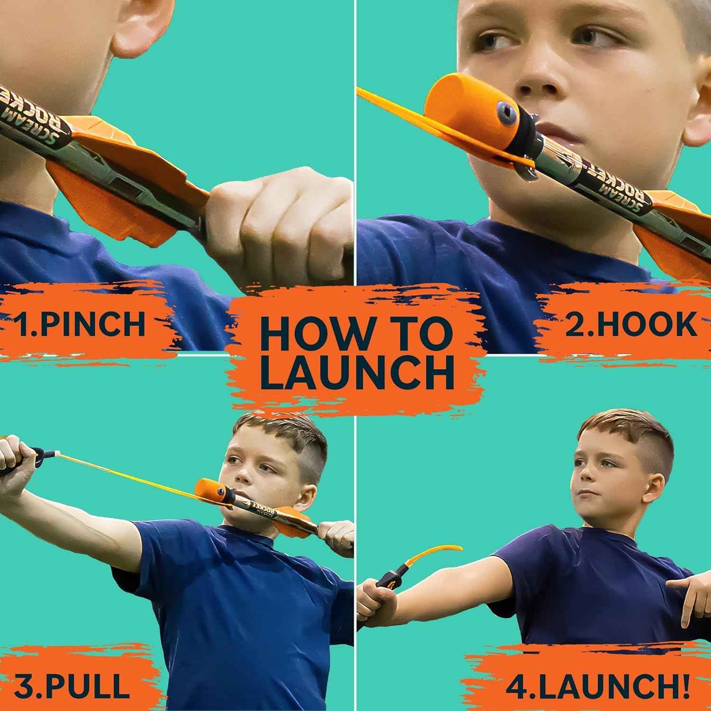 Toy Rocket Launcher for Kids: Outdoor Toys Slingshot Rocket Launchers - Best Gifts for Boys & Girls All Ages - Fun Stocking Stuffers for Kids & Teen Boy Gifts for 8 9 10 11 12+ Year Old Boys Gift Idea