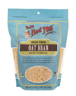 Bob's Red Mill Oat Bran Hot Cereal, 18oz (Pack of 4), Non GMO, Vegan, Kosher