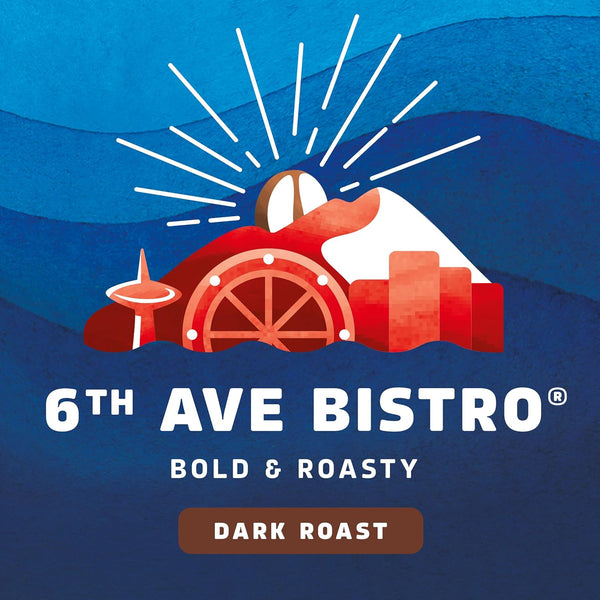 Seattle's Best 6th Ave Bistro Dark Roast Ground Coffee, 3 x 12 oz Arabica Bags