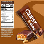 Quest Nutrition Protein Bar, Peanutty Caramel Flavor, 12 Count, Gluten Free