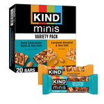 KIND Mini Snack Bars Variety Pack, Gluten Free, Low Sugar, Low Calorie Snacks