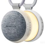 momcozy portable sound machine with night light, white noise sound machine for baby 20 soothing sounds