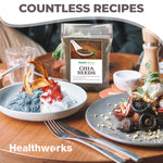 Healthworks Superfoods Raw Chia Seeds - 96 Oz / 6 Lbs - Premium & All-Natural - Contains Omega 3, Fiber & Protein - Great with Shakes, Smoothies & Oatmeal