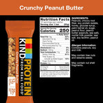 KIND Protein Bars, Crunchy Peanut Butter, Gluten Free, 12g Protein, 12 Count