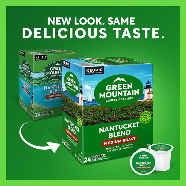 Green Mountain Coffee Nantucket Blend Keurig Single-Serve K-Cup Pods, 96 Count