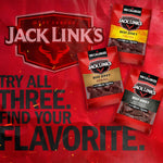 Jack Link's Beef Jerky Variety Pack with 100% Real Beef, 15 Packs, 1.25 oz Bags