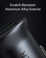 Anker 320 Car Charger, Dual USB 24W with Blue LED for iPhone and Galaxy