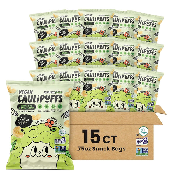 Gluten Free Cauliflower Puffed Snack Variety Pack