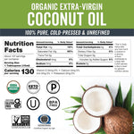 viva naturals 54 fl oz unrefined cold-pressed extra virgin coconut oil