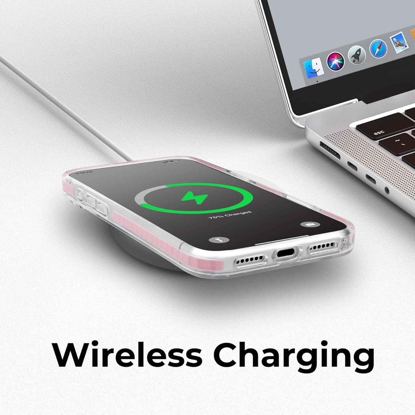 Girly Phone Case Compatible with iPhone 17 Pro Max, Cute Bow Aesthetic Pattern Print Cases, Soft TPU Anti Yellowing, Anti Shock Cover for Girls Women Pink