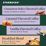 Starbucks K-Cup Coffee Pods Variety Pack 40 Count Keurig Pods