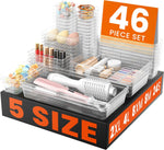 46Pcs & 5 Sizes Tool Box Organizer Tray Divider Set for Toolbox and Home