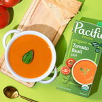 Pacific Foods Organic Tomato Basil Soup, 32 oz Carton