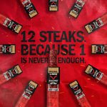 Jack Link's Premium Cuts Beef Steak, Original, 1 oz, 12 Count, Premium Beef Snack