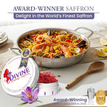 Divine Saffron Threads - Pure Red Saffron from Afghanistan - 1g - Award Winning for Cooking & Wellness
