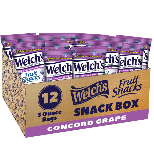 Welch's Fruit Snacks, Mixed Fruit Resealable Snack Pack, Gluten Free, 28oz Snack Pack (Pack of 1)