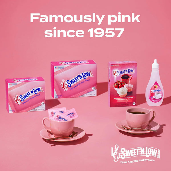 Sweet'N Low Zero Calorie Sweetener Packets, 400 Ct, Kosher & Gluten Free, Low Glycemic Index