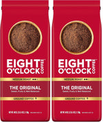 Eight O'Clock Coffee The Original Medium Roast Ground Coffee 30 Oz 100 Arabica Beans Pack of 1 Kosher