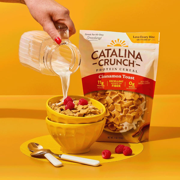 Catalina Crunch Cereal, 9 oz, Gluten Free, Sugar Free, 11g Protein, 6g Fiber