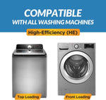 Washing Machine Cleaner Tablets | 24 Count 1-Year Supply | Formulated for Pet Owners | Pet-Friendly Deep Descaler | HE, Top & Front Load | Septic Safe & Eco-Friendly | Eliminates Odor & Residue