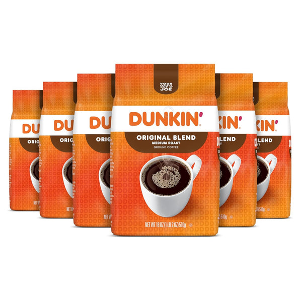 Dunkin' Donuts Original Blend Medium Roast Ground Coffee - 30 oz Canister