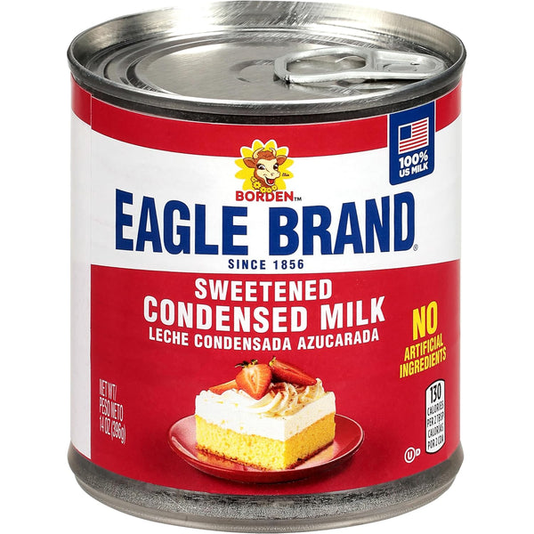 Eagle Brand 14oz Sweetened Condensed Milk for Flan, Cooking, Baking, Drinks, Dessert, Ice Cream
