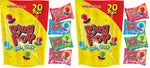 Bulk candy variety pack with assorted flavors and individually wrapped lollipops