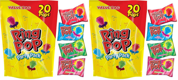 Bulk candy variety pack with assorted flavors and individually wrapped lollipops