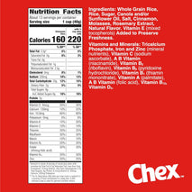 Cinnamon Chex gluten-free breakfast cereal, family size, 19.2 oz, whole grain, crunchy lattice squares