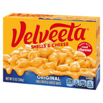 Velveeta Shells and Cheese Mac, Easy Dinner or Sides, Original Flavor, Real Cheese, 12 oz